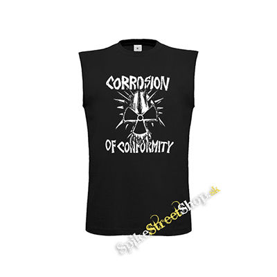 CORROSION OF CONFORMITY - Logo Skull - čierne pánske tričko bez rukávov