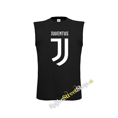 FC JUVENTUS - Logo Motive 2 - čierne pánske tričko bez rukávov