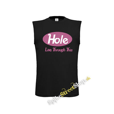 HOLE - Live Through This - čierne pánske tričko bez rukávov