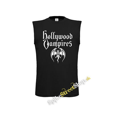 HOLLYWOOD VAMPIRES - Logo - čierne pánske tričko bez rukávov