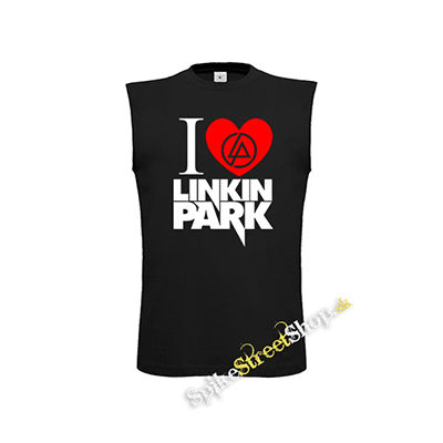 I LOVE LINKIN PARK - čierne pánske tričko bez rukávov