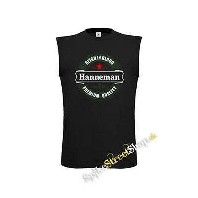 JEFF HANNEMAN - Hanneman Badge Trace - čierne pánske tričko bez rukávov