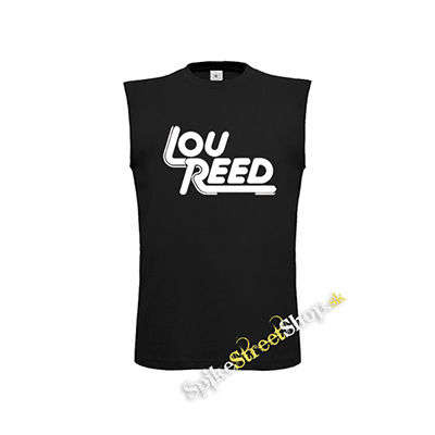 LOU REED - Logo - čierne pánske tričko bez rukávov