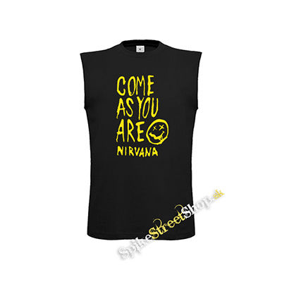 NIRVANA - Come As You Are - čierne pánske tričko bez rukávov