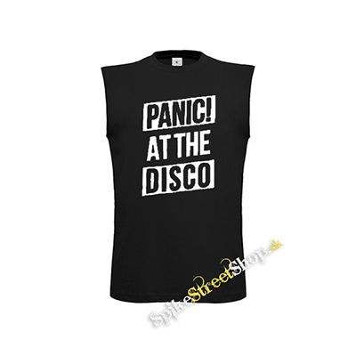 PANIC AT THE DISCO - Big Logo - čierne pánske tričko bez rukávov