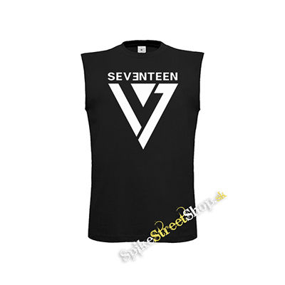 SEVENTEEN - Logo - čierne pánske tričko bez rukávov