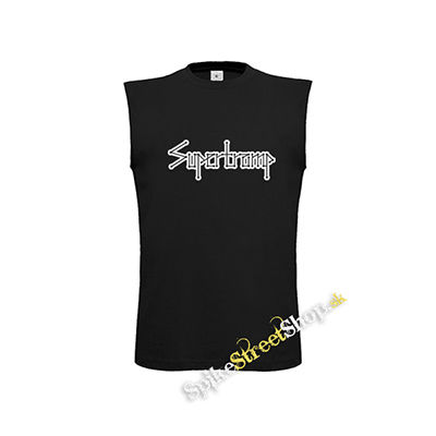 SUPERTRAMP - Logo Legendary Prog Hardrock Band - čierne pánske tričko bez rukávov