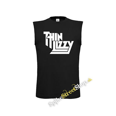 THIN LIZZY - Logo - čierne pánske tričko bez rukávov