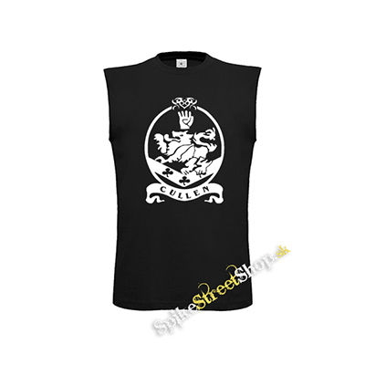 TWILIGHT ECLIPSE - Cullen Crest - čierne pánske tričko bez rukávov