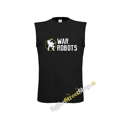 WAR ROBOTS - čierne pánske tričko bez rukávov
