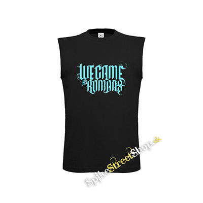 WE CAME AS ROMANS - Cyan Logo - čierne pánske tričko bez rukávov