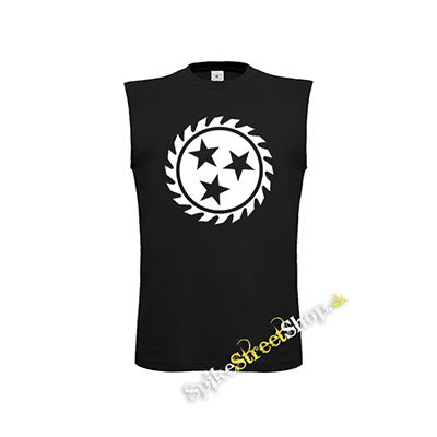 WHITECHAPEL - Logo Crest - čierne pánske tričko bez rukávov