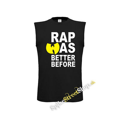 WU TANG CLAN - Rap Was Better Before - čierne pánske tričko bez rukávov