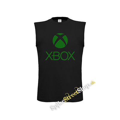 XBOX - Logo Motive 1 - čierne pánske tričko bez rukávov