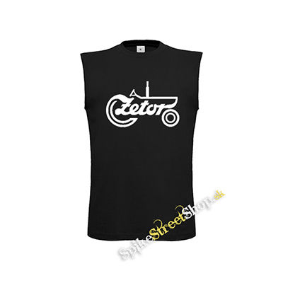 ZETOR - Logo Motive 2 - čierne pánske tričko bez rukávov