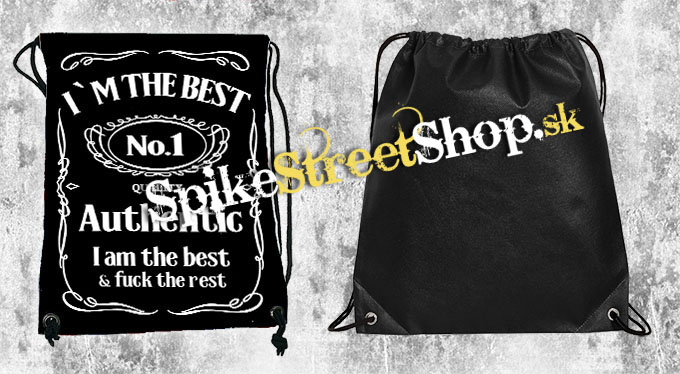 Školský chrbtový vak I´M THE BEST - Jack Daniels Motive White
