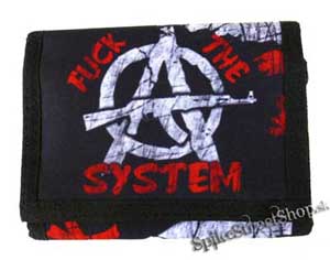FUCK THE SYSTEM - KALAŠNIKOV - peňaženka