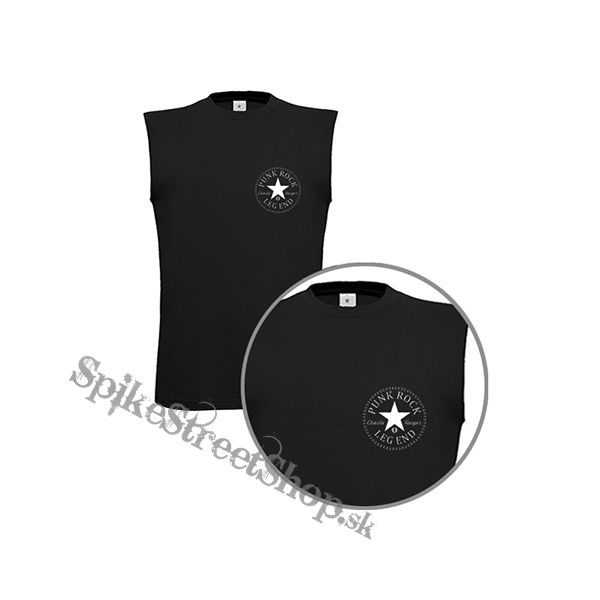 PUNK ROCK LEGEND - Charlie Harper - čierne pánske tričko bez rukávov
