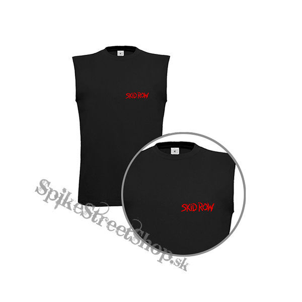 SKID ROW - Logo - čierne pánske tričko bez rukávov