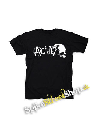 ACIDEZ - Logo - čierne detské tričko