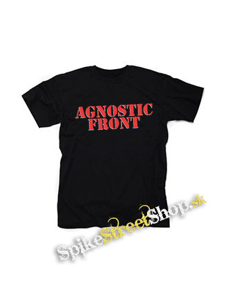 AGNOSTIC FRONT - Logo Red - čierne detské tričko