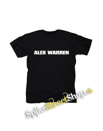 ALEX WARREN - Logo - čierne detské tričko