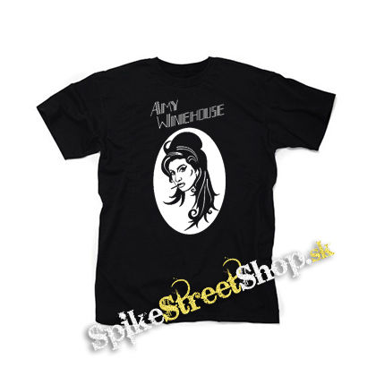 AMY WINEHOUSE - Portrait - čierne detské tričko