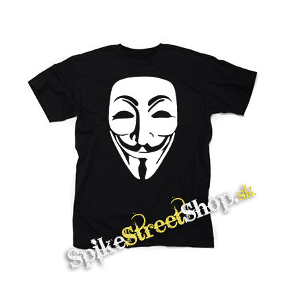 ANONYMOUS - čierne detské tričko