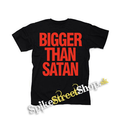 BIGGER THAN SATAN - čierne detské tričko