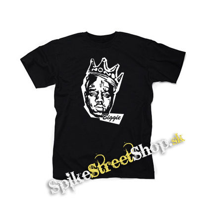 BIGGIE SMALLS - Portrait - čierne detské tričko