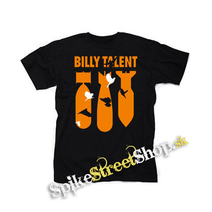 BILLY TALENT - Bombs Orange - čierne detské tričko