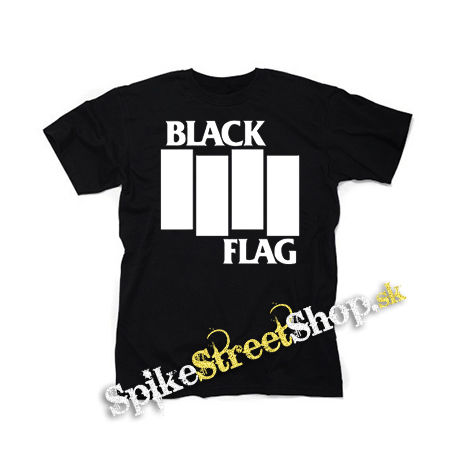 BLACK FLAG - Logo Crest - čierne detské tričko