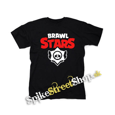 BRAWL STARS - Logo - čierne detské tričko