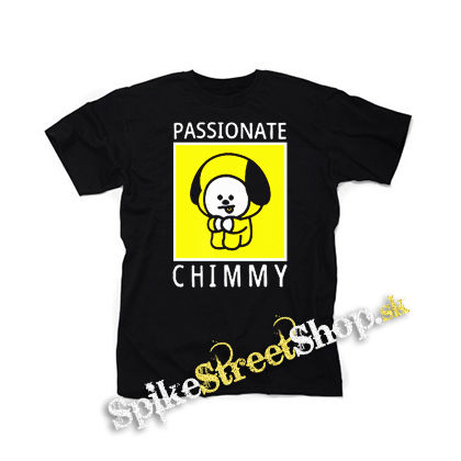 BT21 - Passionate Chimmy - čierne detské tričko