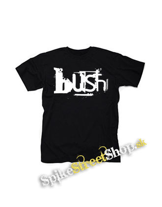 BUSH - Logo - čierne detské tričko