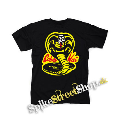 COBRA KAI - Red Logo - čierne detské tričko