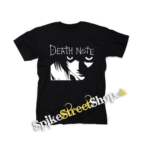 DEATH NOTE - Logo And Portrait - čierne detské tričko