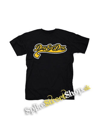 DOG EAT DOG - Logo - čierne detské tričko