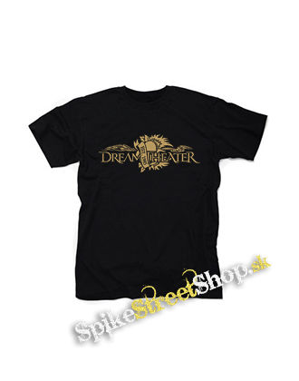 DREAM THEATER - Gold Logo - čierne detské tričko