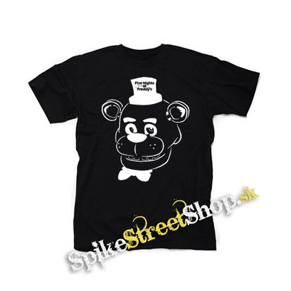 FIVE NIGHTS AT FREDDY´ S - Freddy Fazbear - čierne detské tričko