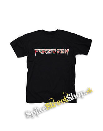 FORBIDDEN - Logo - čierne detské tričko