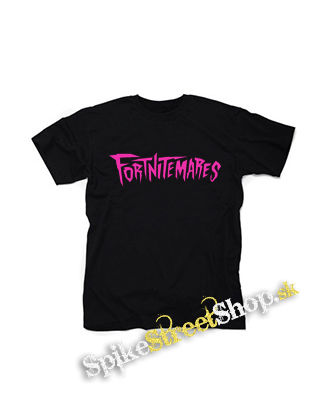 FORTNITEMARES - Logo - čierne detské tričko
