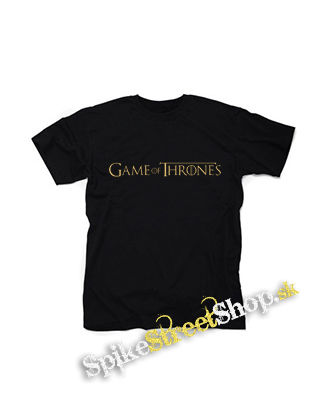GAME OF THRONES - Logo - čierne detské tričko