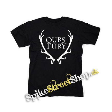 GAME OF THRONES - OURS IS THE FURY - Logo - čierne detské tričko