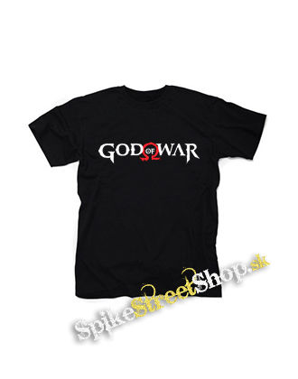 GOD OF WAR - Logo - čierne detské tričko