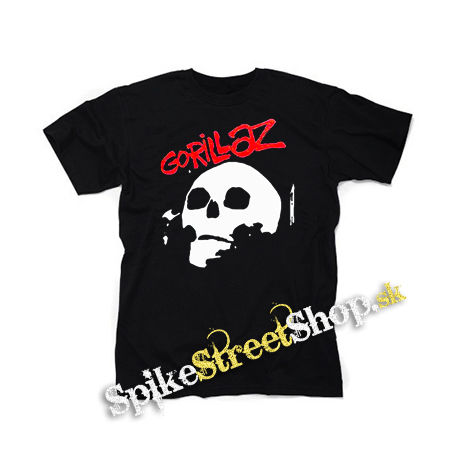 GORILLAZ - Skull - čierne detské tričko