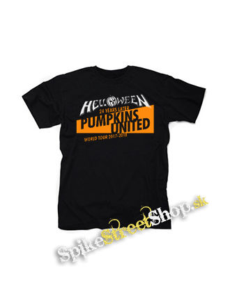 HELLOWEEN - Pumpkins United World Tour 2017-2018 - čierne detské tričko