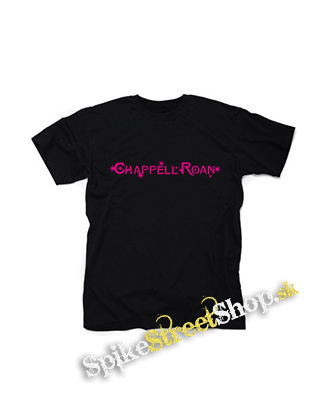 CHAPPELL ROAN - PINK LOGO - čierne detské tričko