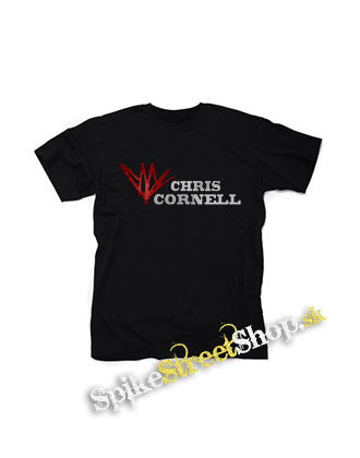 CHRIS CORNELL - Logo - čierne detské tričko