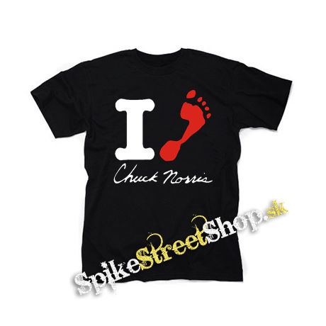 CHUCK NORRIS - I Love Chuck Norris - čierne detské tričko